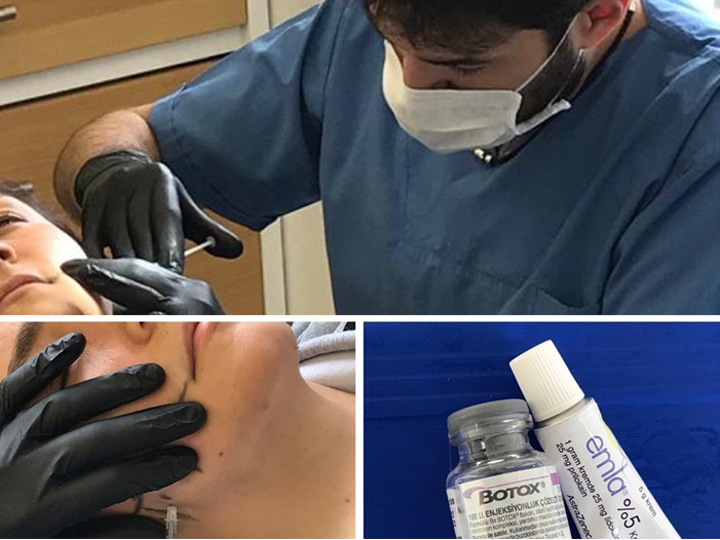 Diş hekimi çene botox uygulaması